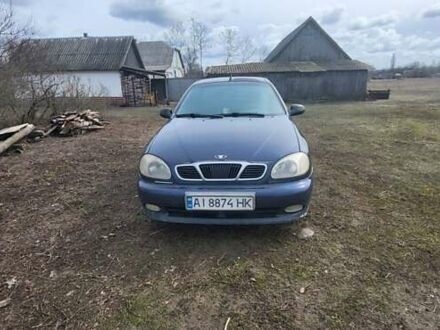 Дэу Ланос 2003 в Коростене на Automoto.ua Синий Дэу Ланос, объемом двигателя 1.6 л и пробегом 280 тыс. км за 2600 $, фото 1 на Automoto.ua