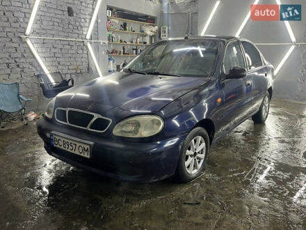 Дэу Ланос 2003 в Львове на Automoto.ua Синий Дэу Ланос, объемом двигателя 1.5 л и пробегом 300 тыс. км за 800 $, фото 1 на Automoto.ua