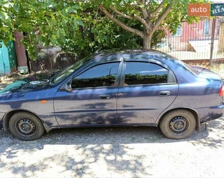 Синій Деу Ланос, об'ємом двигуна 1.35 л та пробігом 120 тис. км за 2556 $, фото 1 на Automoto.ua