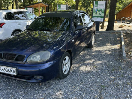 Синий Дэу Ланос, объемом двигателя 1.5 л и пробегом 260 тыс. км за 2500 $, фото 1 на Automoto.ua