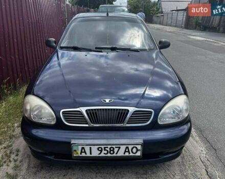 Синий Дэу Ланос, объемом двигателя 1.5 л и пробегом 175 тыс. км за 1800 $, фото 1 на Automoto.ua