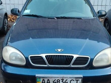 Синий Дэу Ланос, объемом двигателя 1.5 л и пробегом 280 тыс. км за 1250 $, фото 1 на Automoto.ua