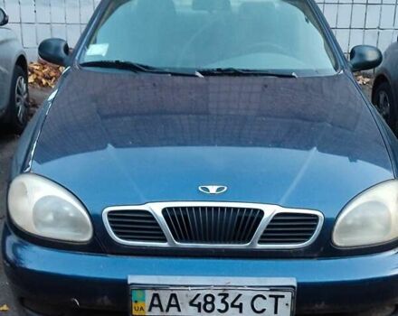 Синий Дэу Ланос, объемом двигателя 1.5 л и пробегом 280 тыс. км за 1250 $, фото 1 на Automoto.ua