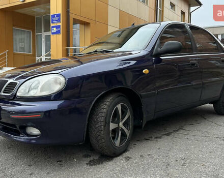 Синий Дэу Ланос, объемом двигателя 1.5 л и пробегом 320 тыс. км за 2500 $, фото 1 на Automoto.ua