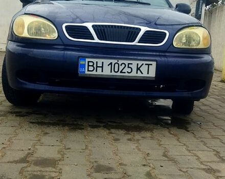 Синий Дэу Ланос, объемом двигателя 1.5 л и пробегом 200 тыс. км за 1900 $, фото 1 на Automoto.ua