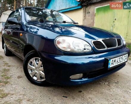 Синий Дэу Ланос, объемом двигателя 1.5 л и пробегом 212 тыс. км за 2550 $, фото 1 на Automoto.ua