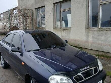 Синий Дэу Ланос, объемом двигателя 1.5 л и пробегом 220 тыс. км за 2600 $, фото 1 на Automoto.ua
