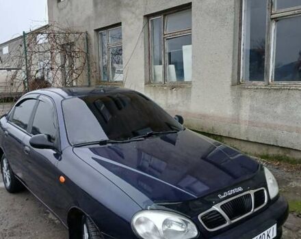 Синий Дэу Ланос, объемом двигателя 1.5 л и пробегом 220 тыс. км за 2600 $, фото 1 на Automoto.ua