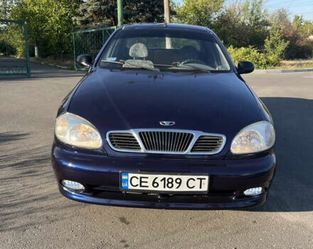 Синий Дэу Ланос, объемом двигателя 1.6 л и пробегом 200 тыс. км за 1900 $, фото 1 на Automoto.ua