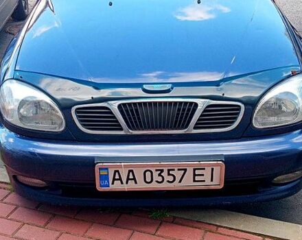 Синий Дэу Ланос, объемом двигателя 1.5 л и пробегом 250 тыс. км за 2500 $, фото 1 на Automoto.ua