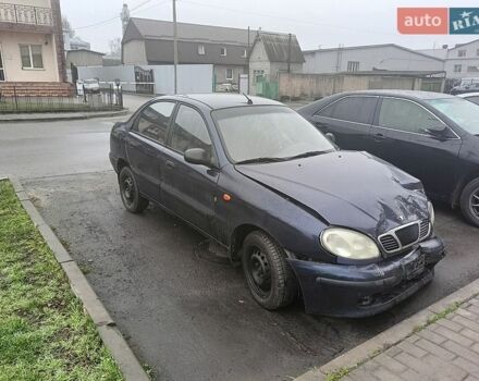 Синий Дэу Ланос, объемом двигателя 1.6 л и пробегом 298 тыс. км за 1500 $, фото 1 на Automoto.ua