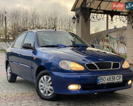 Синий Дэу Ланос, объемом двигателя 1.5 л и пробегом 197 тыс. км за 2550 $, фото 1 на Automoto.ua