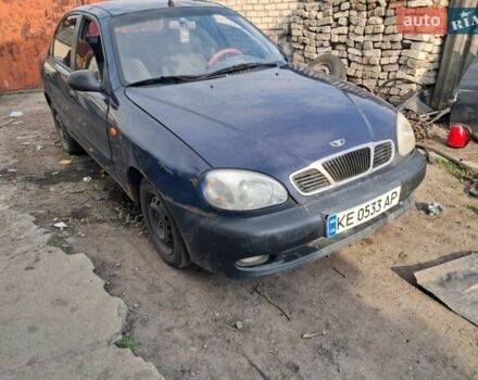 Синий Дэу Ланос, объемом двигателя 1.5 л и пробегом 240 тыс. км за 1300 $, фото 1 на Automoto.ua