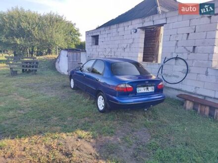 Синий Дэу Ланос, объемом двигателя 1.5 л и пробегом 430 тыс. км за 2500 $, фото 1 на Automoto.ua