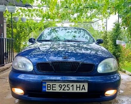 Синий Дэу Ланос, объемом двигателя 1.5 л и пробегом 230 тыс. км за 2600 $, фото 1 на Automoto.ua