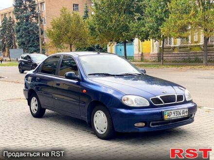 Синий Дэу Ланос, объемом двигателя 1.5 л и пробегом 250 тыс. км за 2100 $, фото 1 на Automoto.ua