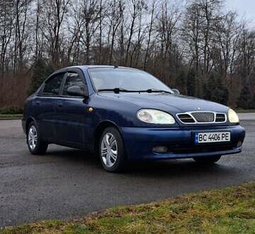 Синий Дэу Ланос, объемом двигателя 1.5 л и пробегом 286 тыс. км за 2400 $, фото 1 на Automoto.ua