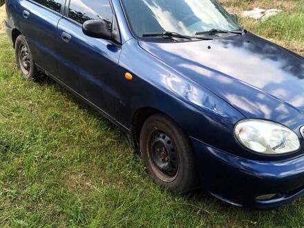 Синий Дэу Ланос, объемом двигателя 1.5 л и пробегом 274 тыс. км за 3200 $, фото 1 на Automoto.ua