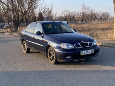 Дэу Ланос 2005 в Кривом Роге на Automoto.ua Синий Дэу Ланос, объемом двигателя 0.15 л и пробегом 216 тыс. км за 2100 $, фото 1 на Automoto.ua