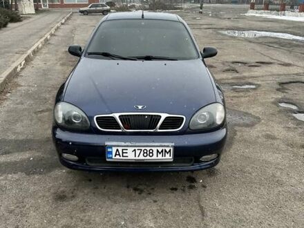 Синий Дэу Ланос, объемом двигателя 1.5 л и пробегом 200 тыс. км за 3500 $, фото 1 на Automoto.ua