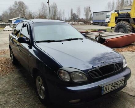 Синий Дэу Ланос, объемом двигателя 1.5 л и пробегом 197 тыс. км за 2200 $, фото 1 на Automoto.ua