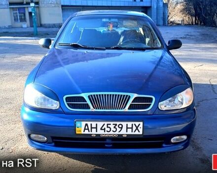 Синий Дэу Ланос, объемом двигателя 1.5 л и пробегом 110 тыс. км за 1500 $, фото 1 на Automoto.ua