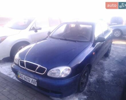 Синий Дэу Ланос, объемом двигателя 1.3 л и пробегом 146 тыс. км за 1300 $, фото 1 на Automoto.ua