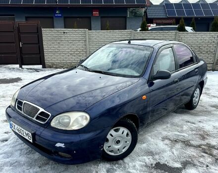 Синий Дэу Ланос, объемом двигателя 1.3 л и пробегом 212 тыс. км за 1500 $, фото 1 на Automoto.ua