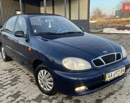 Синій Деу Ланос, об'ємом двигуна 1.5 л та пробігом 200 тис. км за 2100 $, фото 1 на Automoto.ua
