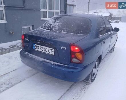 Синій Деу Ланос, об'ємом двигуна 1.5 л та пробігом 223 тис. км за 1999 $, фото 1 на Automoto.ua