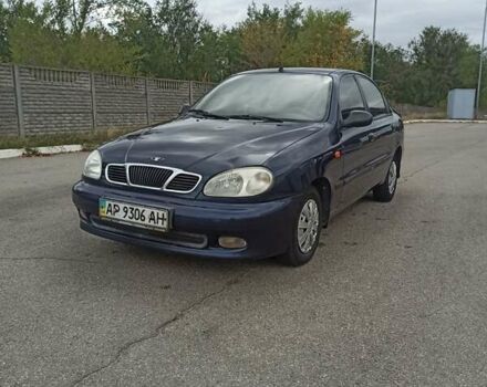 Синий Дэу Ланос, объемом двигателя 1.5 л и пробегом 250 тыс. км за 2400 $, фото 1 на Automoto.ua