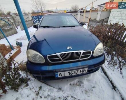 Синій Деу Ланос, об'ємом двигуна 1.5 л та пробігом 176 тис. км за 1400 $, фото 1 на Automoto.ua