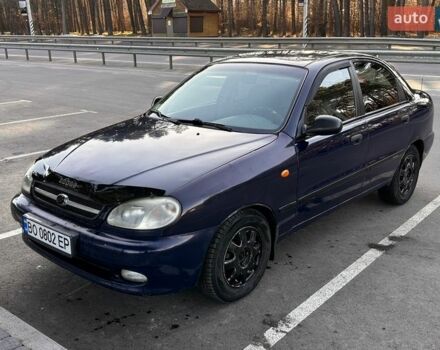 Синий Дэу Ланос, объемом двигателя 1.5 л и пробегом 191 тыс. км за 1850 $, фото 1 на Automoto.ua