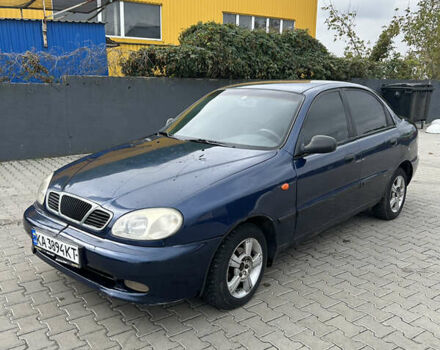 Синий Дэу Ланос, объемом двигателя 1.5 л и пробегом 270 тыс. км за 1900 $, фото 1 на Automoto.ua