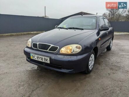 Синий Дэу Ланос, объемом двигателя 1.5 л и пробегом 172 тыс. км за 1450 $, фото 1 на Automoto.ua