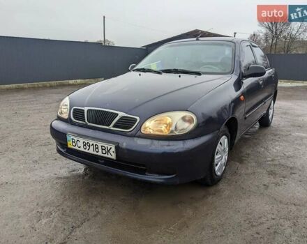 Синий Дэу Ланос, объемом двигателя 1.5 л и пробегом 172 тыс. км за 1450 $, фото 1 на Automoto.ua