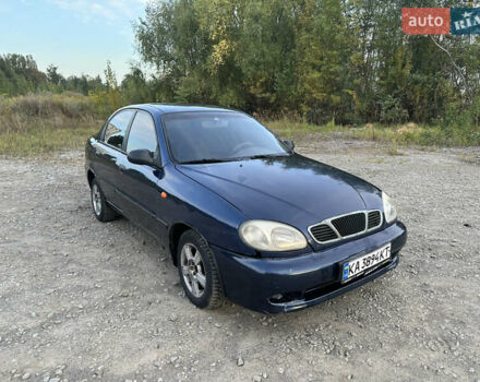 Синій Деу Ланос, об'ємом двигуна 1.5 л та пробігом 250 тис. км за 1400 $, фото 1 на Automoto.ua