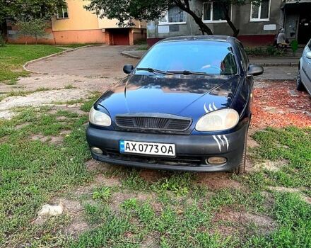 Синій Деу Ланос, об'ємом двигуна 1.5 л та пробігом 250 тис. км за 1000 $, фото 1 на Automoto.ua