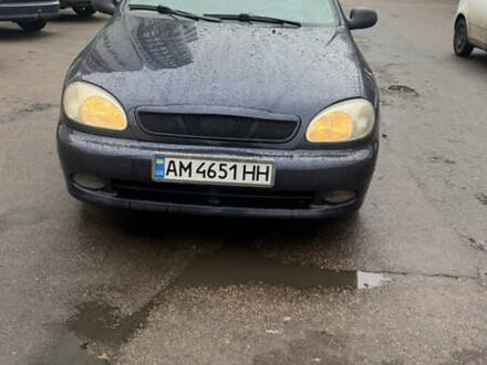 Синій Деу Ланос, об'ємом двигуна 1.5 л та пробігом 205 тис. км за 2000 $, фото 1 на Automoto.ua