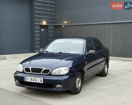 Синий Дэу Ланос, объемом двигателя 1.5 л и пробегом 219 тыс. км за 1350 $, фото 1 на Automoto.ua