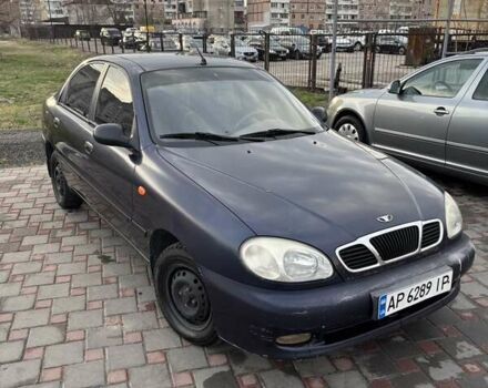 Синий Дэу Ланос, объемом двигателя 1.5 л и пробегом 235 тыс. км за 2350 $, фото 1 на Automoto.ua