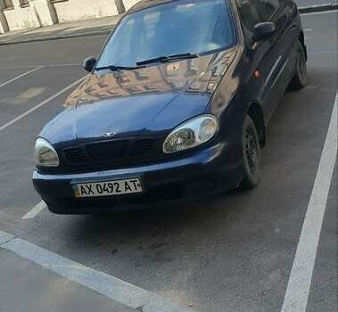 Синий Дэу Ланос, объемом двигателя 1.5 л и пробегом 230 тыс. км за 2100 $, фото 1 на Automoto.ua