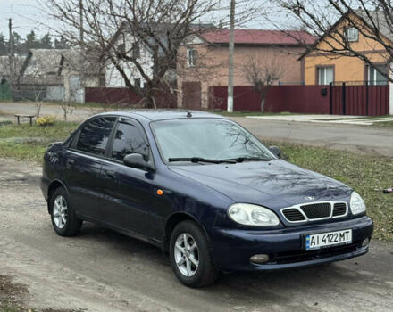 Синий Дэу Ланос, объемом двигателя 1.45 л и пробегом 211 тыс. км за 2800 $, фото 1 на Automoto.ua
