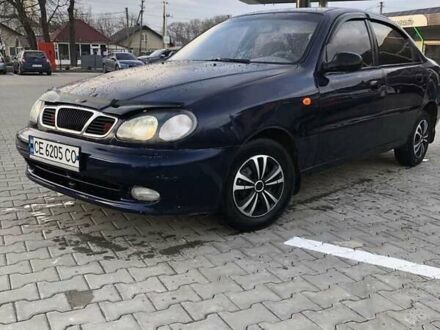 Синий Дэу Ланос, объемом двигателя 1.5 л и пробегом 180 тыс. км за 1400 $, фото 1 на Automoto.ua