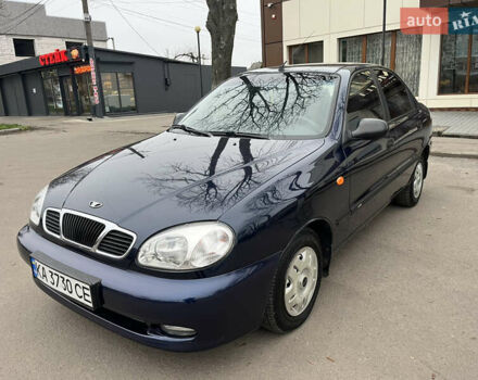 Синий Дэу Ланос, объемом двигателя 1.5 л и пробегом 140 тыс. км за 2700 $, фото 1 на Automoto.ua