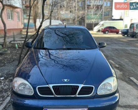 Синий Дэу Ланос, объемом двигателя 1.5 л и пробегом 224 тыс. км за 2700 $, фото 1 на Automoto.ua