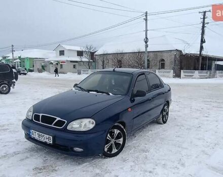 Синий Дэу Ланос, объемом двигателя 1.5 л и пробегом 250 тыс. км за 1700 $, фото 1 на Automoto.ua