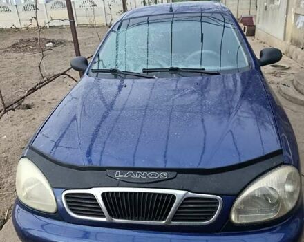 Синий Дэу Ланос, объемом двигателя 1.5 л и пробегом 100 тыс. км за 2200 $, фото 1 на Automoto.ua