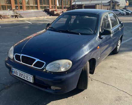 Синий Дэу Ланос, объемом двигателя 1.5 л и пробегом 213 тыс. км за 2300 $, фото 1 на Automoto.ua