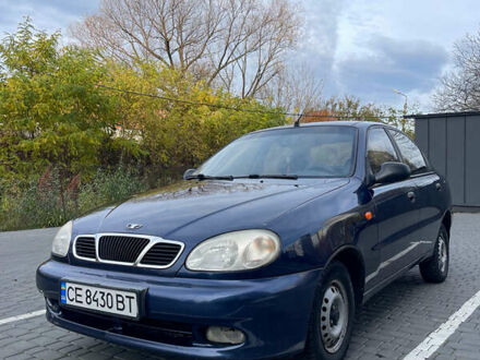 Синий Дэу Ланос, объемом двигателя 1.5 л и пробегом 208 тыс. км за 2200 $, фото 1 на Automoto.ua